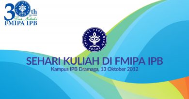 Sehari Kuliah di FMIPA IPB