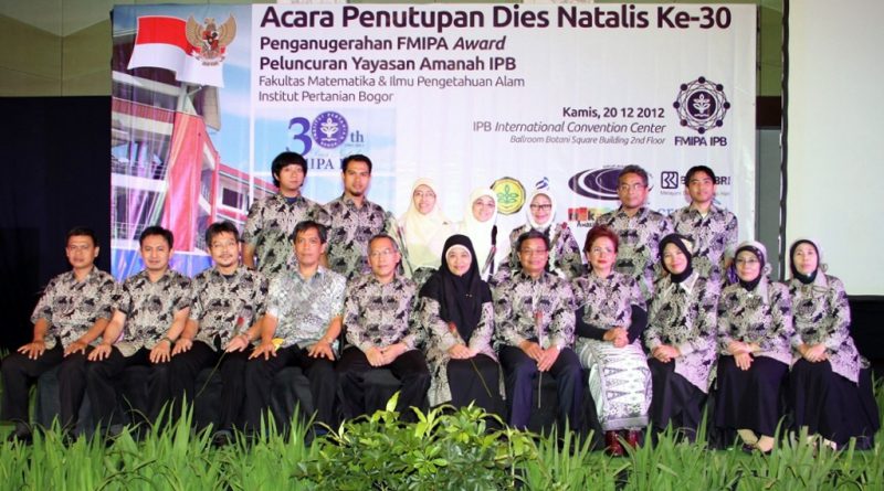 Acara Puncak Dies Natalis FMIPA IPB Ke-30