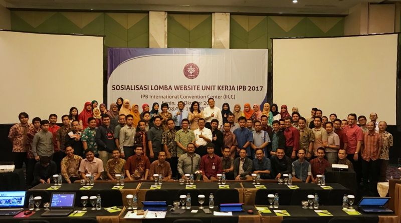 Sosialisasi Lomba Website Unit Kerja IPB 2017