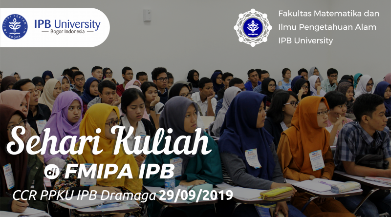 Pengumuman Sehari Kuliah di FMIPA IPB 2019