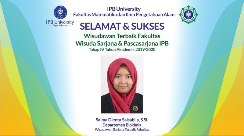 Wisudawan Terbaik IPB Wisuda Tahap IV Tahun Akademik 2019/2020