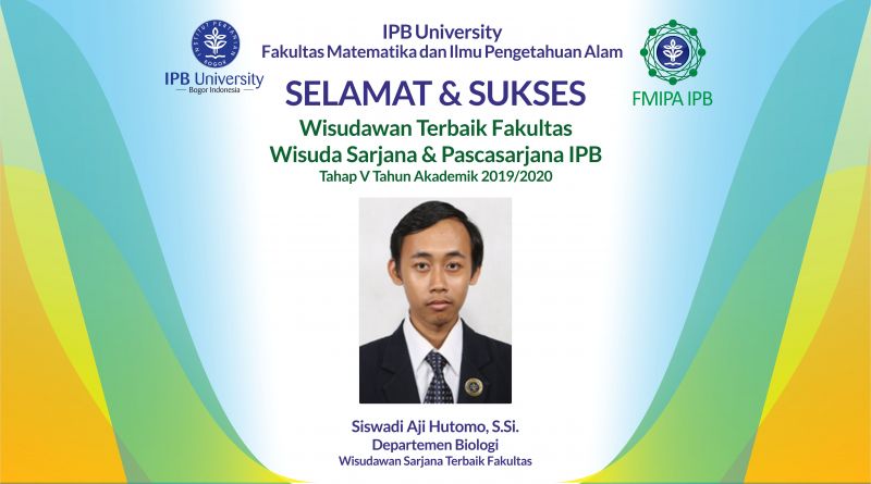 Wisudawan Terbaik IPB Wisuda Tahap V Tahun Akademik 2019/2020