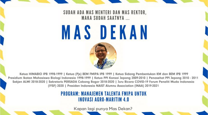 Program – Program Bakal Calon Dekan (BCD) FMIPA 2020- 2025 No Urut 2