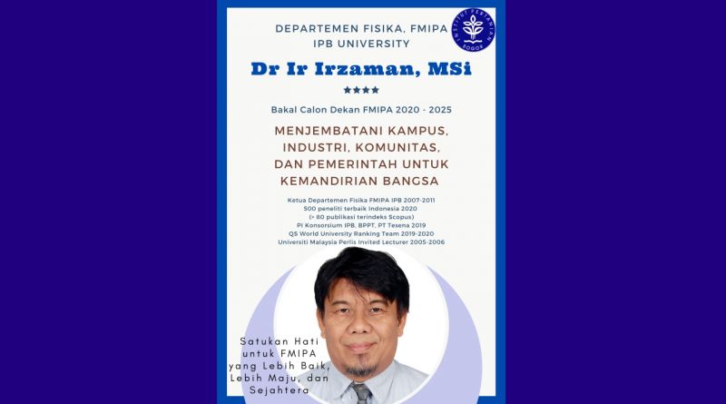 Program - Program Bakal Calon Dekan (BCD) FMIPA 2020- 2025 No Urut 1