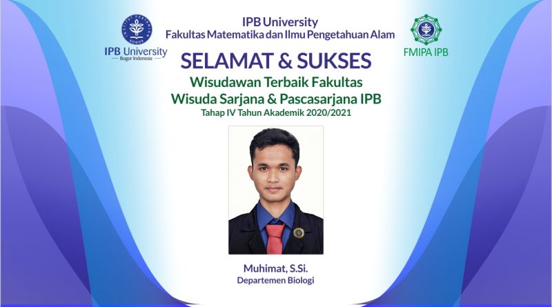 Wisudawan Terbaik IPB Wisuda Tahap IV Tahun Akademik 2020/2021