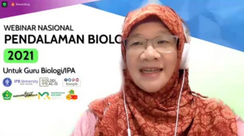 Ahli Biologi FMIPA IPB Beri Kuliah Singkat pada Para Guru Biologi/IPA Se-Indonesia