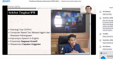 Launching Program Pembinaan, FMIPA Siap Menang Pemilihan Mahasiswa Berprestasi