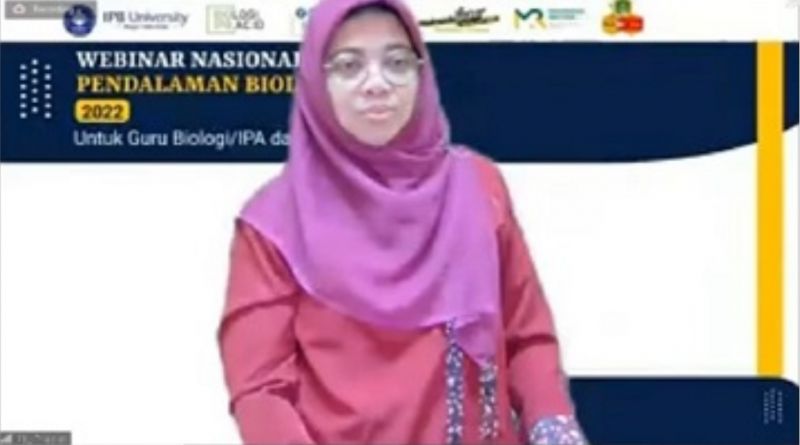 Dua Dosen Departemen Biologi FMIPA IPB Bahas Pendalaman Materi Biologi Bagi Para Guru SMA