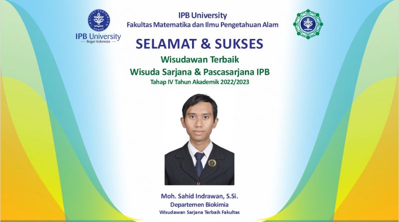 Wisudawan Terbaik IPB Wisuda Tahap IV Tahun Akademik 2022/2023